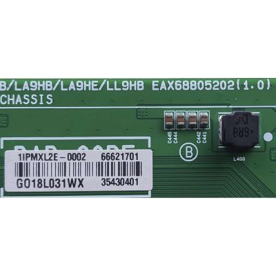 MAIN PARA TV LG / NUMERO DE PARTE EBR35430401 / EAX68805202(1.0) / 66621701	 - Imagen 2